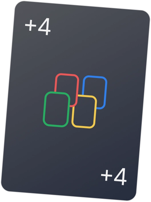 black placeholder card
