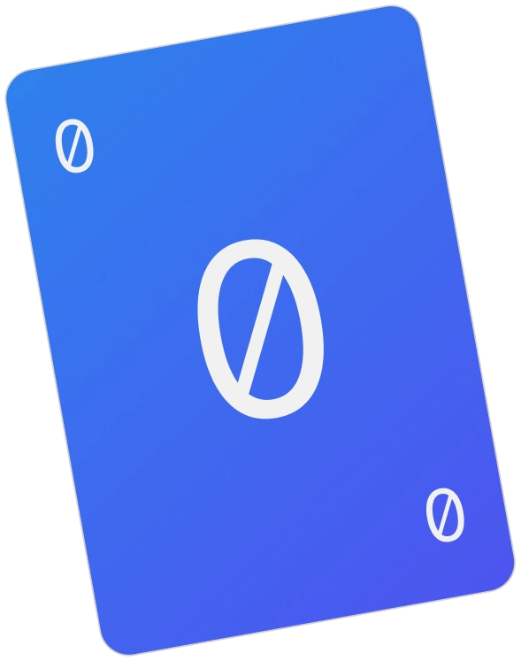 blue placeholder card